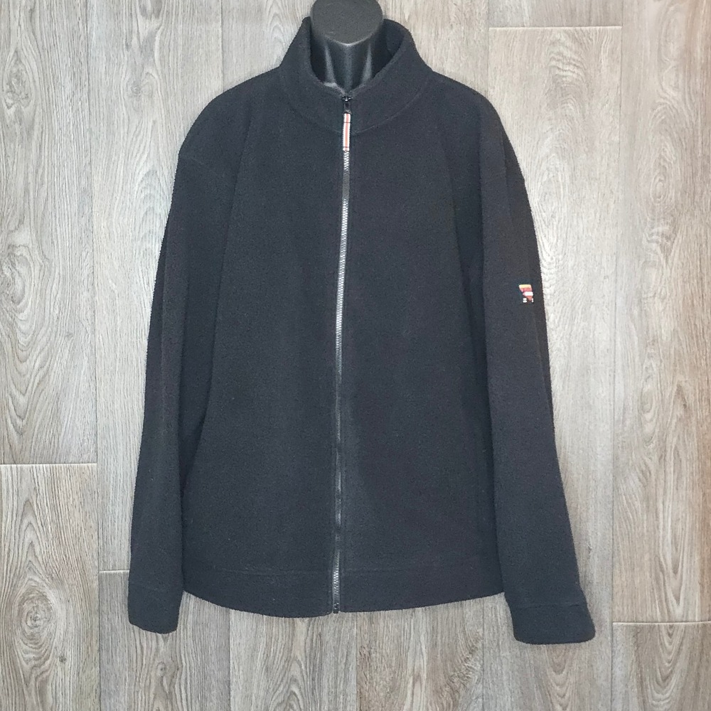 Orvis Classic Collection Full Zip Fleece Jacket XXL Black Mens Outdoor Layer